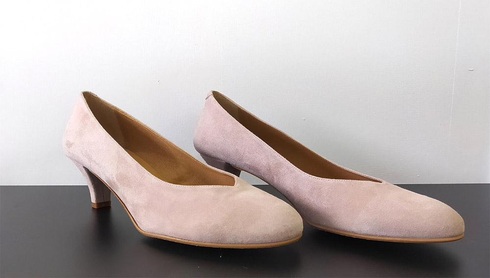 Salón ante nude tacón fino