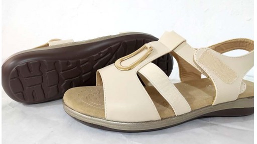 Sandalia T velcro Beige [2]