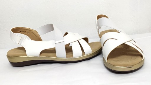 Sandalia blanca ancho especial [1]