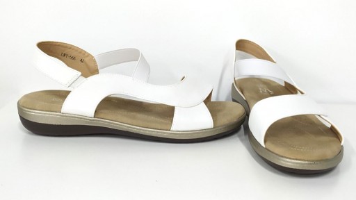 Sandalia cuña baja blanca [1]