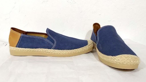 Zapatilla lona azul [1]