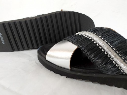 Zueco negro/plata [2]