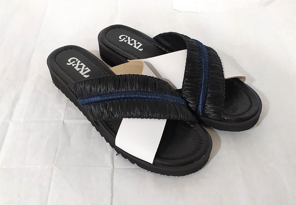 Zueco azul marino/blanco