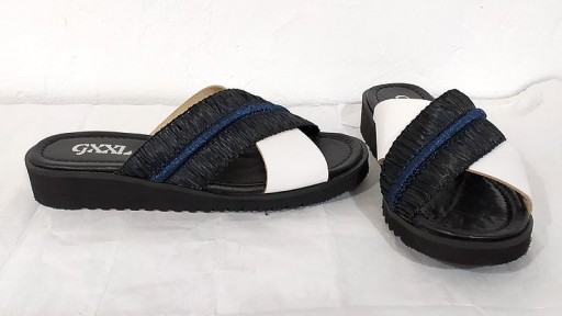 Zueco azul marino/blanco [1]