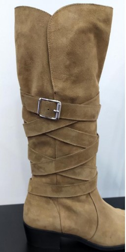 Bota alta cintas ante kaki [2]