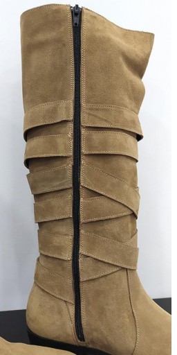 Bota alta cintas ante kaki [3]