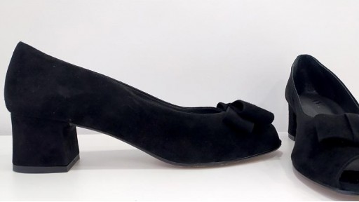 Peep toe ante negro [2]