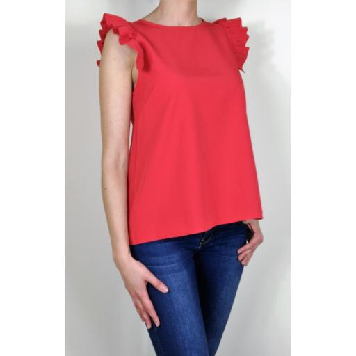 Blusa Volantes Roja [1]