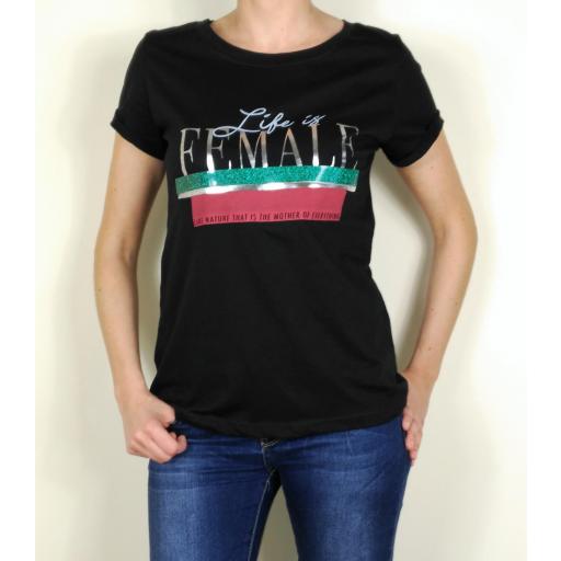 Camiseta Female Negra [0]