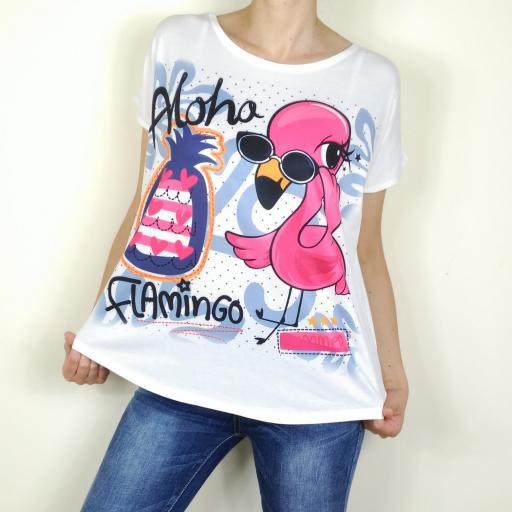Camiseta Flamingo Aloha [2]
