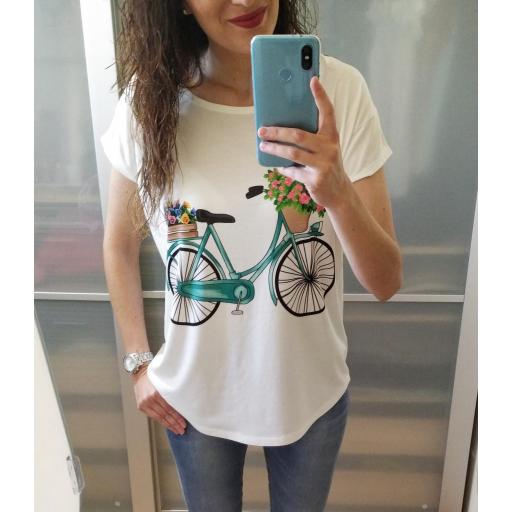 Camiseta Bici Turquesa [0]