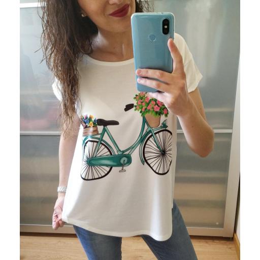Camiseta Bici Turquesa [1]