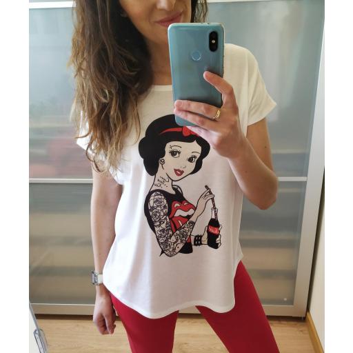 Camiseta Blancanieves Tattoo [1]