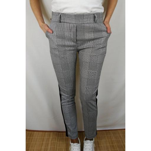 Pantalón Gris Combinado [1]