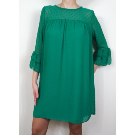 Vestido Plumeti Verde [0]