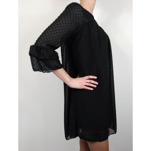 Vestido Plumeti Negro [1]