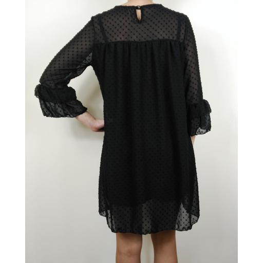 Vestido Plumeti Negro [2]