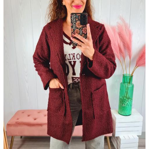 Abrigo Rizo Burdeos [2]