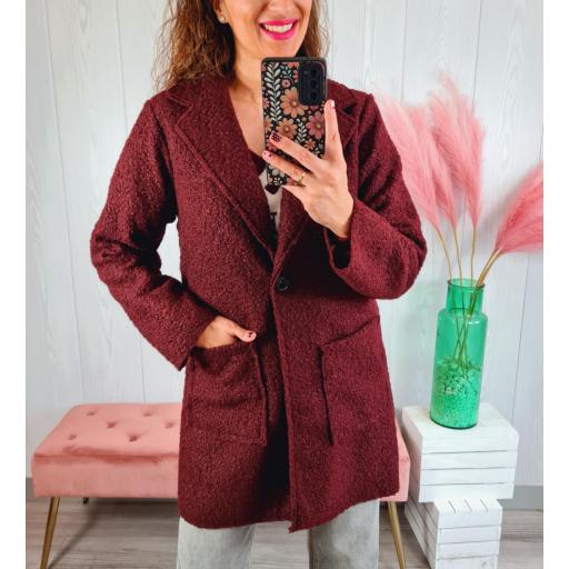 Abrigo Rizo Burdeos [3]