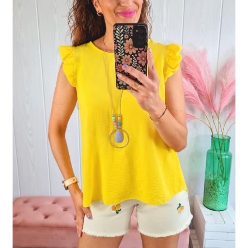 Blusa Amarilla Colgante [1]