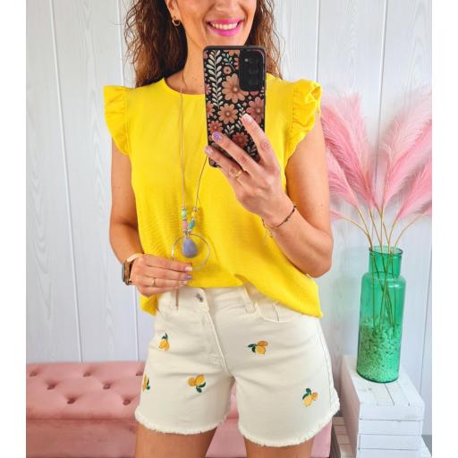 Blusa Amarilla Colgante [3]