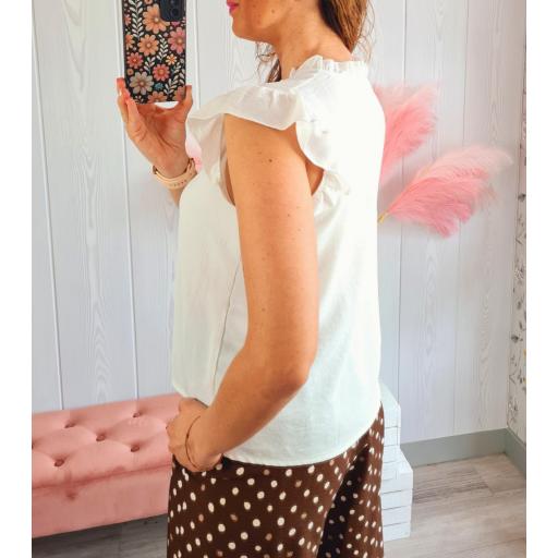 Blusa Blanca Volante [2]