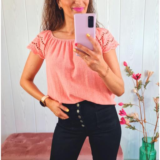 Blusa Coral Perforada [3]