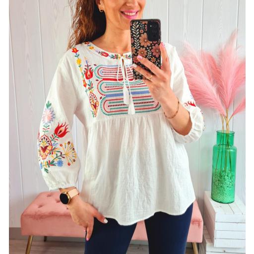 Blusa Étnica Bordada [0]