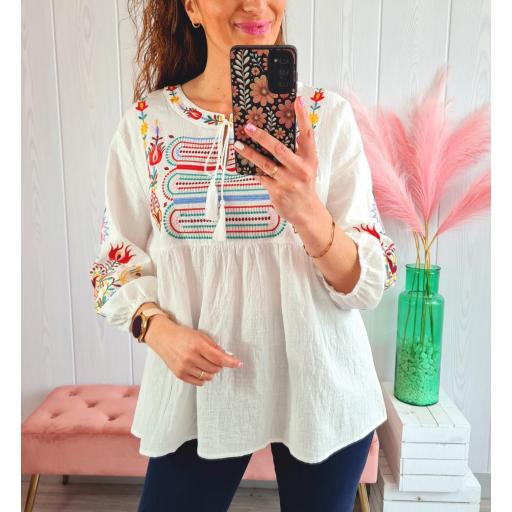 Blusa Étnica Bordada [1]