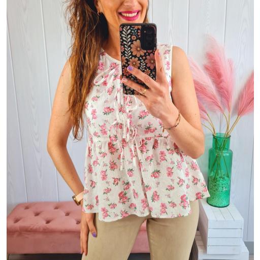 Blusa Flores Rosas [0]