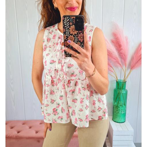 Blusa Flores Rosas [1]