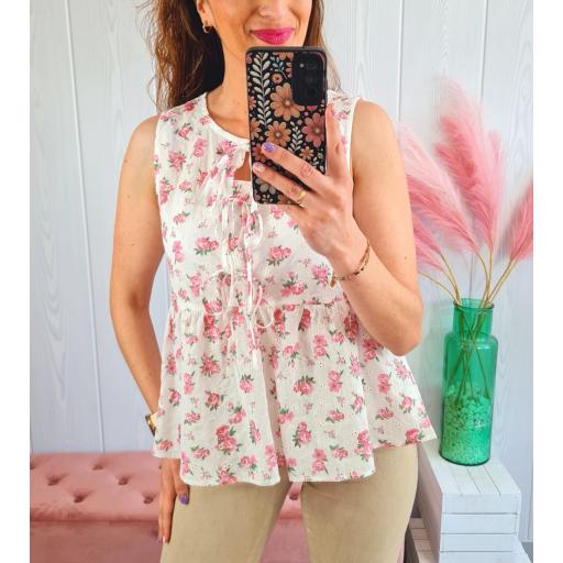 Blusa Flores Rosas [3]