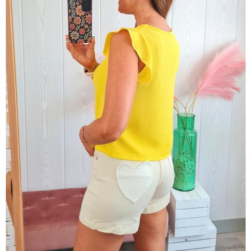 Blusa Frunce Amarilla [2]