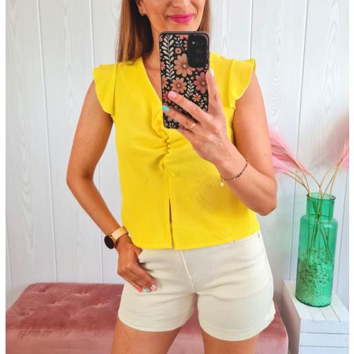 Blusa Frunce Amarilla [3]