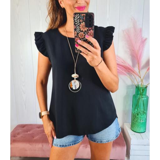 Blusa Negra Colgante [1]