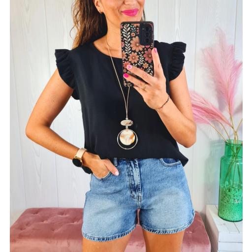 Blusa Negra Colgante [3]