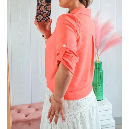 Camisa Nudo Coral [2]