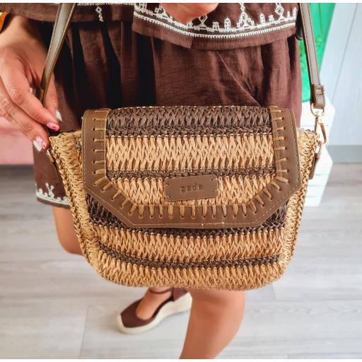 Bandolera Combinada Chocolate [0]