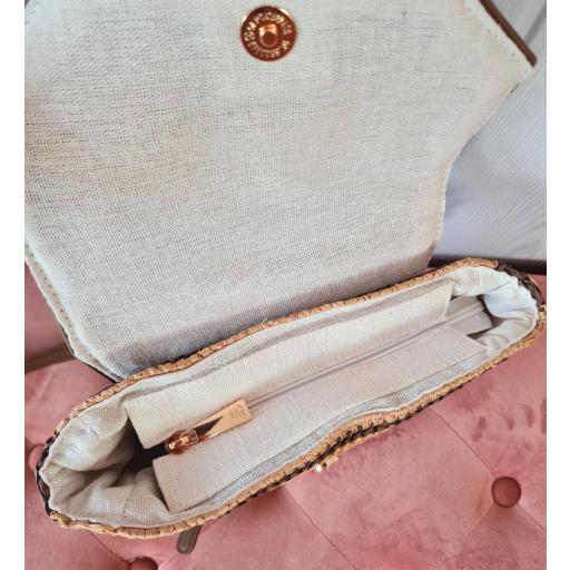 Bandolera Combinada Chocolate [1]