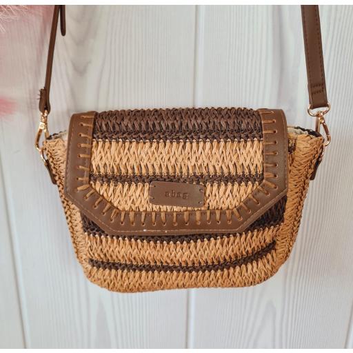 Bandolera Combinada Chocolate [3]