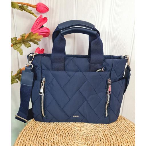 Bolso Azul Acolchado [0]