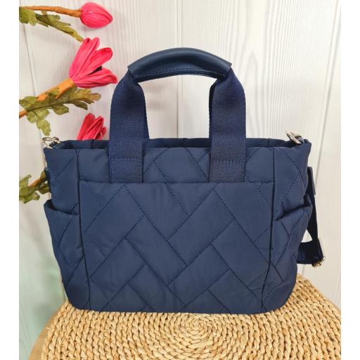 Bolso Azul Acolchado [1]