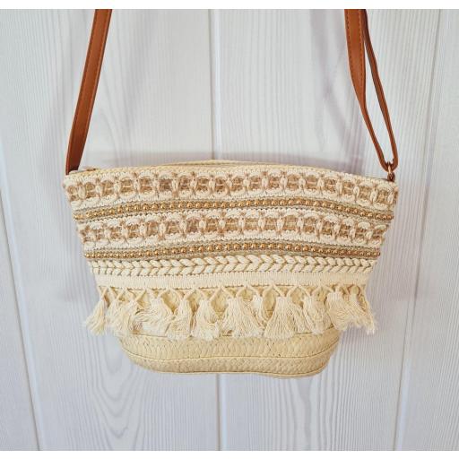 Bolso Beige Flecos [1]
