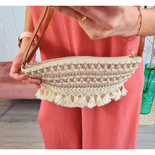 Bolso Beige Flecos [3]