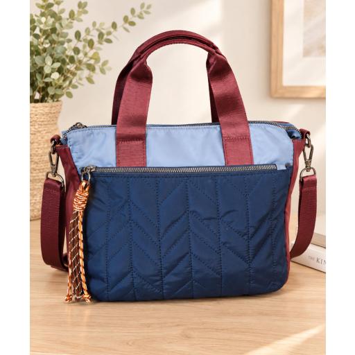 Bolso Combinado Azul [0]