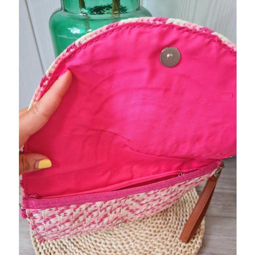 Bolso Combinado Fucsia [2]