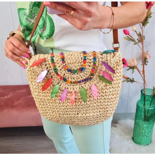 Bolso Hojas Colores