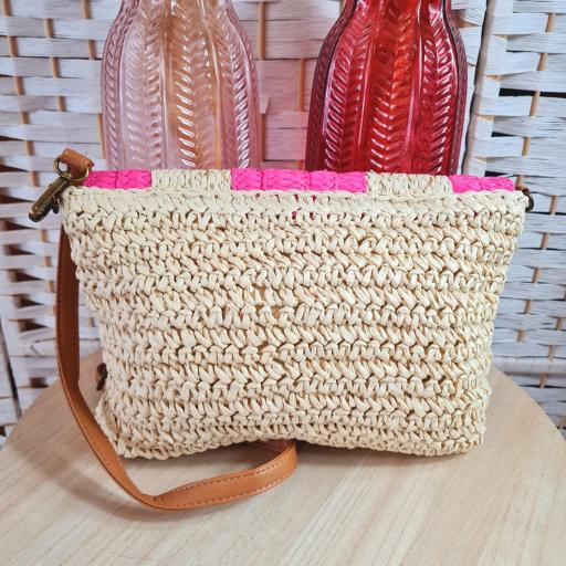 Bolso Rafia Combinado [2]