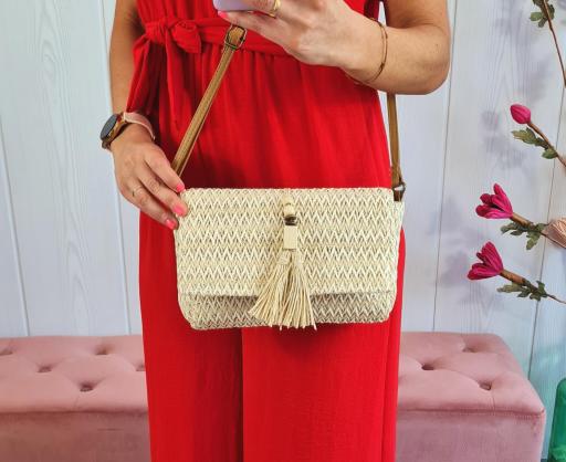 Bolso Rafia Solapa [0]