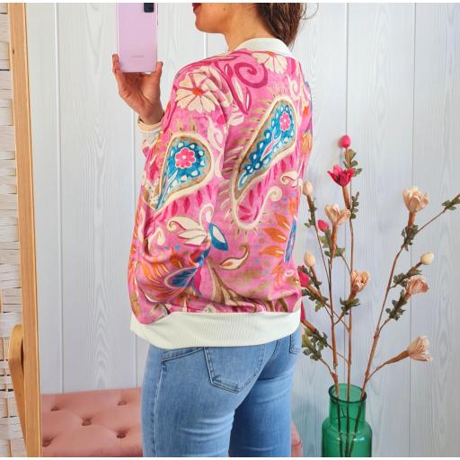 Bomber Rosa Flores [2]
